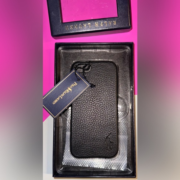 RALPH LAUREN LEATHER HARDSHELL IPHONE CASE IPHONE 5 & 5s - Picture 3 of 5